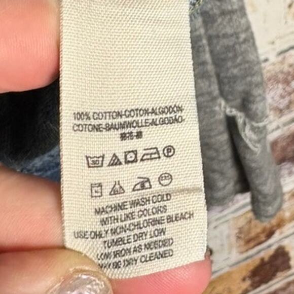 Free People Indie Wash Knit Hood & Sleeve Sweater Pure Cotton Jean Jacket - Picture 11 of 13